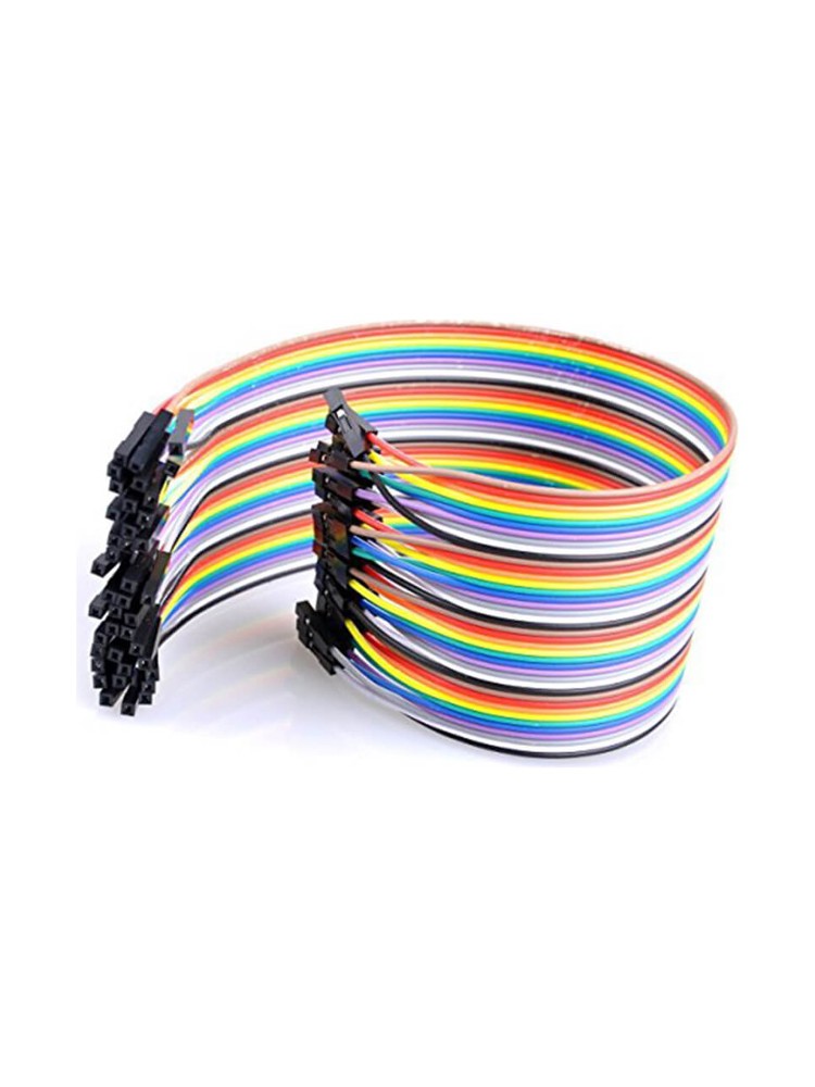 40 Pin Jumper Kablo Dişi Dişi (30cm) Ayrılabilen Dupont Kablo