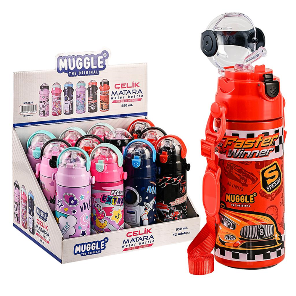 MUGGLE THE ORJİNAL 550ML.ÇELİK MATARA